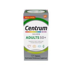 [GLX-30573446391] Multimineral / Multivitamin Supplement Centrum® Silver® Adults 50+ Vitamin A / C / D3 / E / K 750 mcg / 60 mg / 25 mcg / 22.5 mg / 30 mcg / 1.5 mg Strength Tablet 125 per Bottle