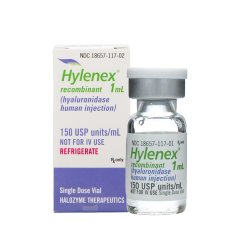 [HLF-1016120] Hylenex® Hyaluronidase, Human Recombinant, Preservative Free 150 Unit / mL Injection 1 mL