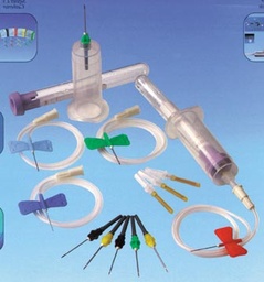 [EXE-26708] Scalp Vein Infusion Set SecureTouch™ 25 Gauge 3/4 Inch 12 Inch Tubing Without Port