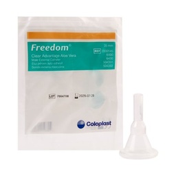 [COL-6400] Male External Catheter Clear Advantage® Self-Adhesive Strip Silicone Large