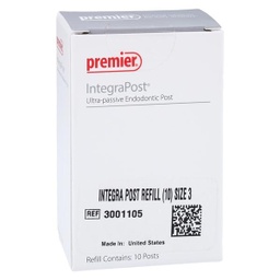 [PMD-3001105] IntegraPost Posts Titanium Size 3 Parallel Sided 10/Pk