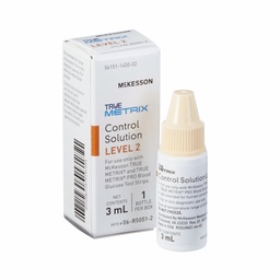 [MCK-06-R5051-2] Blood Glucose Control Solution McKesson TRUE METRIX® Blood Glucose Testing 3 mL Level 2