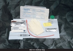[BAR-802115] Intermittent Catheter Tray Bardia® Urethral 15 Fr. Without Balloon Red Rubber