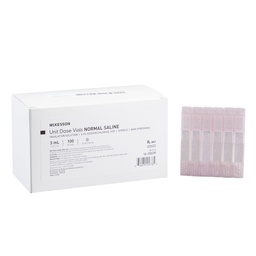 [MCK-16-20039] McKesson Respiratory Therapy Solution Sodium Chloride, Preservative Free 0.9% Solution Nebulizer Vial 3 mL