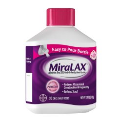 [BYR-11523723404] Laxative MiraLAX® Powder 17.9 oz. 17 Gram Strength Polyethylene Glycol 3350