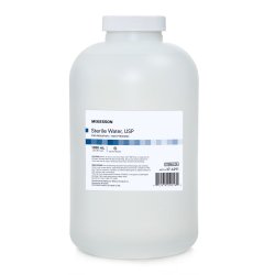 [MCK-37-6291] Irrigation Solution - OTC McKesson Sterile Water for Irrigation Not for Injection Bottle 1,000 mL