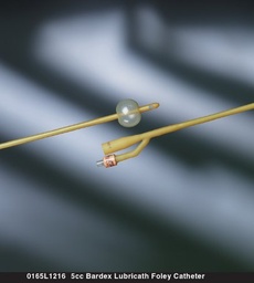 [BAR-0165L20] Foley Catheter Bardex® Lubricath® 2-Way Standard Tip 5 cc Balloon 20 Fr. Hydrophilic Polymer Coated Latex