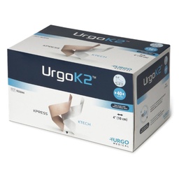 [UMN-553244] 2 Layer Compression Bandage System URGOK2™ 4 X 9-3/4 X 12-1/2 Inch Self-Adherent Closure Tan / White NonSterile Large 40 mmHg