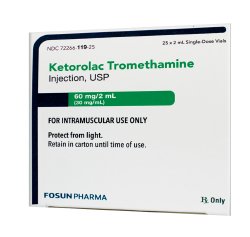 [FOS-72266011925] Ketorolac Tromethamine, Preservative Free 60 mg / 2 mL Injection 2 mL