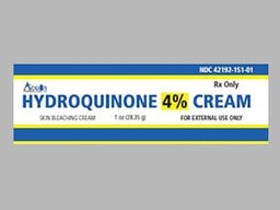 [ACL-42192015101] Hydroquinone 4% Cream 1 oz.