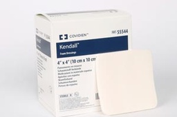 [CAR-55544] Foam Dressing Kendall™ 4 X 4 Inch Square Non-Adhesive without Border Sterile