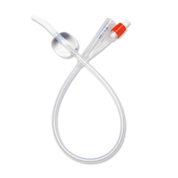 [MDL-DYND11593] Foley Catheter, 100% Silicone, 18 Fr, 10 mL, Coude, 2-Way