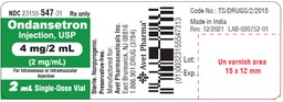 [MCK-23155054931] ONDANSETRON, MDV 2MG/ML 20ML X