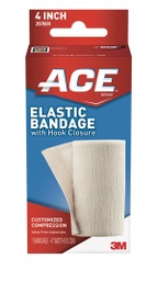 [MMM-207604] Elastic Bandage 3M™ ACE™ 4 Inch X 5-3/10 Foot Single Hook and Loop Closure Tan NonSterile Standard Compression