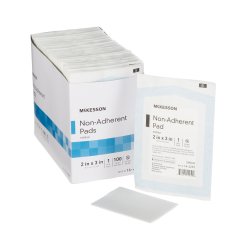 [MCK-16-4292] Non-Adherent Dressing McKesson Nylon / Polyester 2 X 3 Inch Sterile