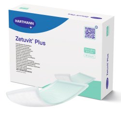 [HAR-413112] Superabsorbent Dressing Zetuvit® Plus Nonwoven / Cellulose 6 X 8 Inch Sterile