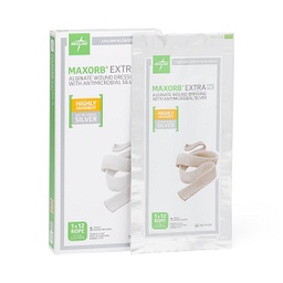 [MDL-MSC9412EP] Silver Calcium Alginate Dressing Maxorb® Extra Ag+ 1 X 12 Inch Rope Sterile