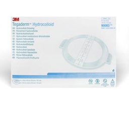 [MMM-90003] Hydrocolloid Dressing 3M™ Tegaderm™ 5-1/8 X 6 Inch Oval Sterile