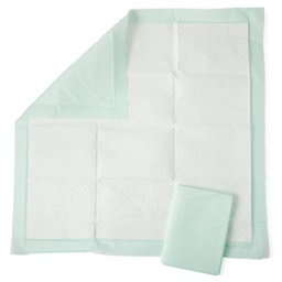 [MDL-MSC282070LB] Fluff and Polymer Underpad, Heavy Absorbency, 36" x 36", Green, Quilted