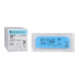 [HCH-100-6830] Suture 4-0 18" Silk Braid C-6 Black 12/Bx