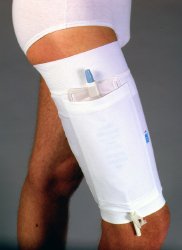 [URC-6382] Leg Bag Holder Urocare® Small, Upper Thigh: 21.5 Inch Diameter, Lower Thigh: 17.5 Inch Diameter, Can hold up to a 26 fl. oz. leg bag, Non-Sterile