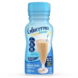 [ABB-57801] Oral Supplement Glucerna® Shake Vanilla Flavor Ready to Use 8 oz. Bottle