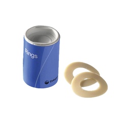[COL-2315] Skin Barrier Ring Coloplast® Pre-Cut, Standard Wear Adhesive without Tape Without Flange Universal System Hydrocolloid 3/5 Inch Opening