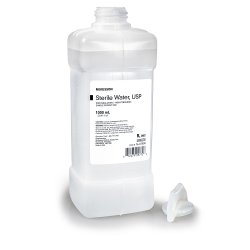 [MCK-16-01000] McKesson Respiratory Therapy Solution Sterile Water Solution Bottle 1,000 mL