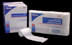 [DUK-703] Conforming Bandage Dukal™ Polyester / Rayon 1-Ply 3 Inch X 4.1Yard Roll Shape Sterile