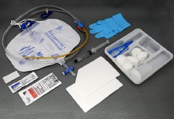 [AMS-AS89316] Indwelling Catheter Tray AMSure® Foley 16 Fr. 5 cc Balloon Silicone Coated Latex