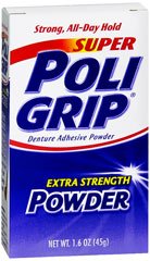 [GLX-31015807801] Denture Adhesive Super Poligrip® Powder 1.6 oz.