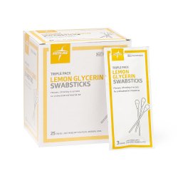 [MDL-MDS090600] Oral Swabstick Medline Rayon Tip Lemon Glycerin