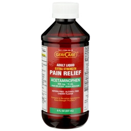 [MCK-Q202-08-GCP] Pain Relief Geri-Care® 500 mg / 15 mL Strength Acetaminophen Liquid 8 oz.