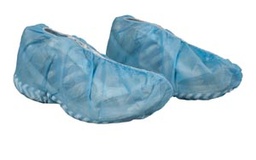 [DYX-2132] Shoe Cover One Size Fits Most Shoe High Nonskid Sole Blue NonSterile