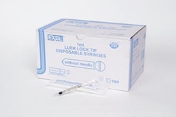 [EXE-26050] Tuberculin Syringe Exel™ 1 mL Individual Pack Luer Lock Tip Without Safety
