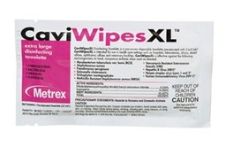 [MET-13-1155] CaviWipes™ Surface Disinfectant Premoistened Alcohol Based Manual Pull Wipe 50 Count Individual Packet Disposable Alcohol Scent NonSterile