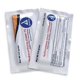 [DYX-1137] Itch Relief Dynarex 1% Strength Cream 0.9 Gram Individual Packet
