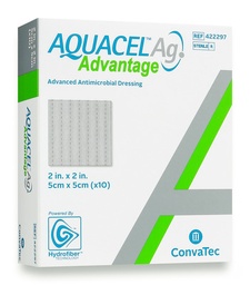 [CON-422297] Silver Dressing Aquacel® Ag Advantage 2 X 2 Inch Square Sterile
