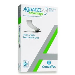 [CON-422300] Silver Dressing Aquacel® Ag Advantage 3/4 X 18 Inch Rope Sterile