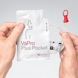 [HOL-71084-30] Urethral Catheter VaPro™ Plus Pocket® Straight Tip Hydrophilic Coated Phthalates-Free PVC 8 Fr. 16 Inch