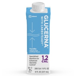 [ABB-64918] Oral Supplement Glucerna® 1.2 Cal Vanilla Flavor Ready to Use 8 oz. Carton